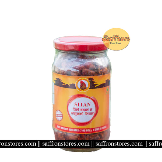 RATO BHALE Fish & Peanut Sitan (Glass Jar)